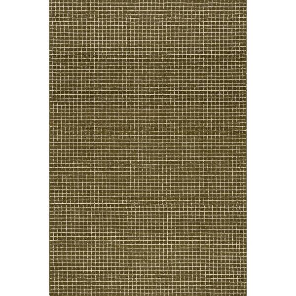 Arvin Olano x Rugs USA Melrose Checked Wool Area Rug