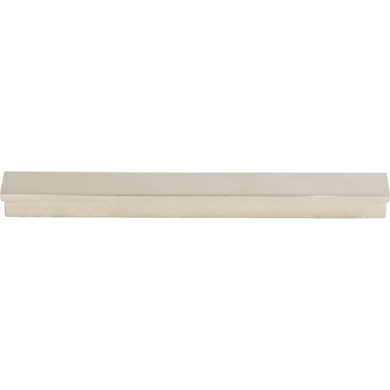 Top Knobs Minetta 6-5/16 Inch Center to Center Finger Cabinet Pull - Polished Nickel