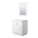 Option White, Brushed Nickel Trim, No Top