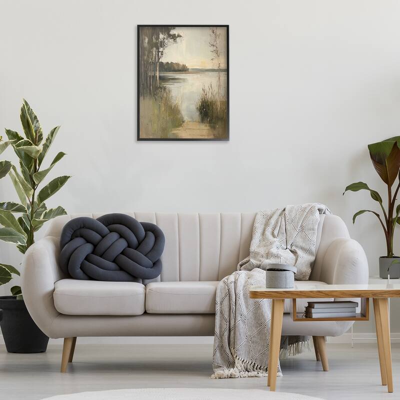 Stupell Wild Grasses by Lakeside Framed Giclee Art Design By Petal Prints Design