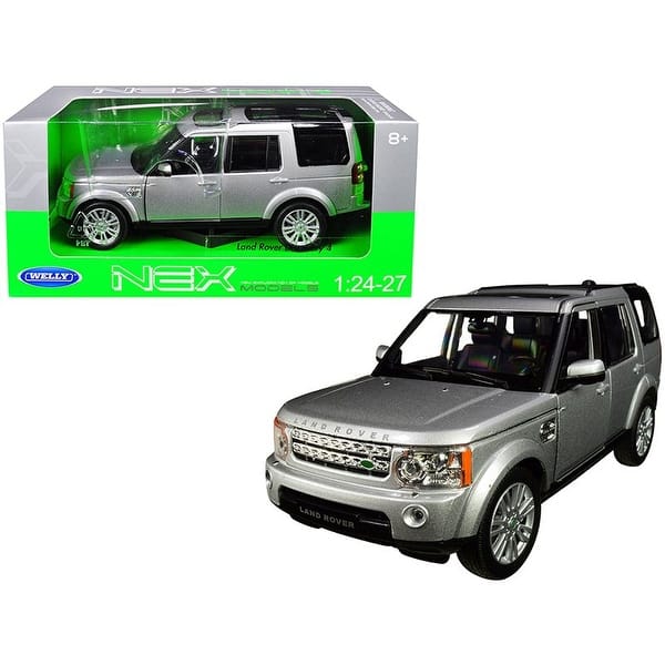 Shop Land Rover Discovery 4 Silver 1 24 1 27 Diecast Model Car By Welly Overstock 30081408