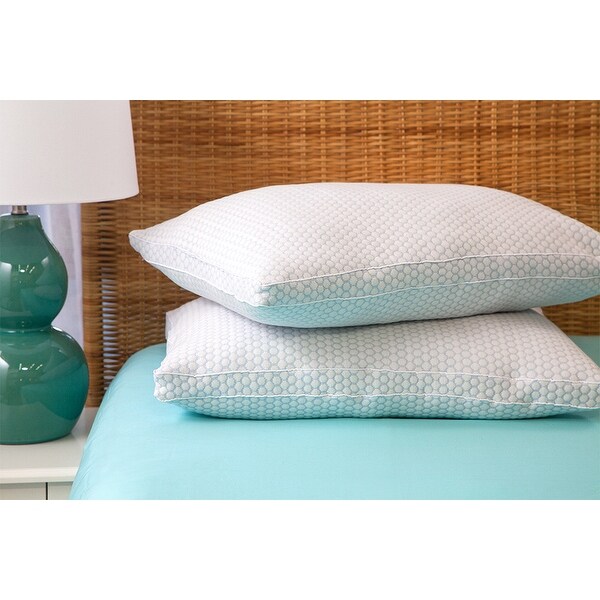 Cooling Touch Down-Alternative Pillow by Cozy Classics - White