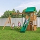 preview thumbnail 2 of 10, Backyard Discovery Fall River Nordic Spruce Swing Set, Clubhouse
