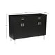 preview thumbnail 13 of 17, Furniture of America Mason Modern 2-drawer Buffet with Wine Rack