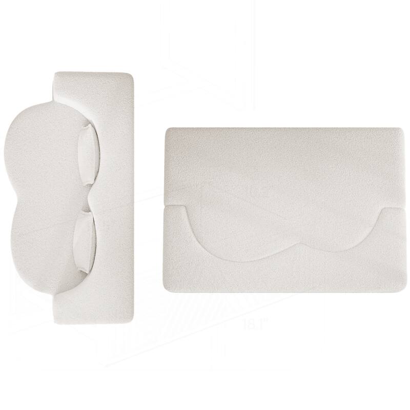 Versatile Convertible Foam Sofa Bed with Removable Cushions and Pillows