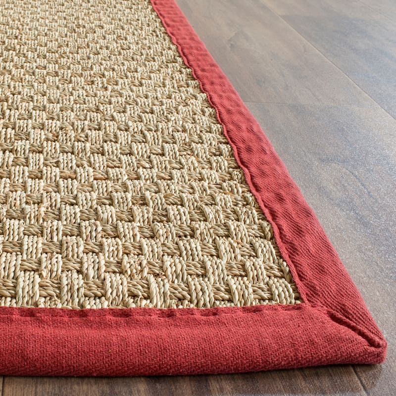 SAFAVIEH Natural Fiber Zymryd Basketweave Seagrass Rug