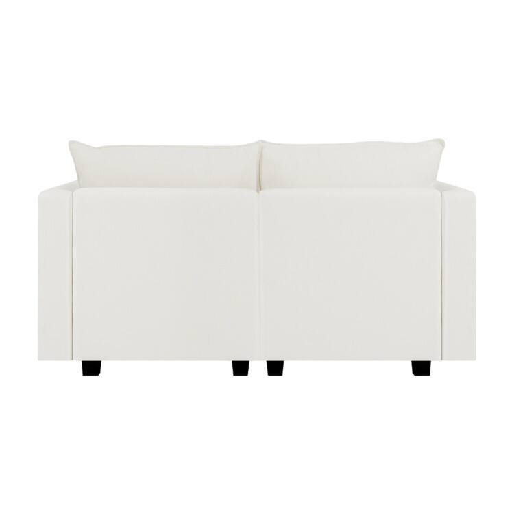Modern DIY Collection - Convertible Modular Sectional Sofa - Linen Sofa Couch for Living Room Apartment Office