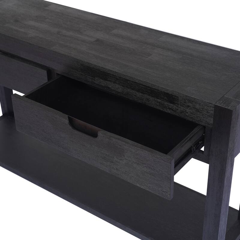 Console Table with 2 Drawers and 1 Shelf