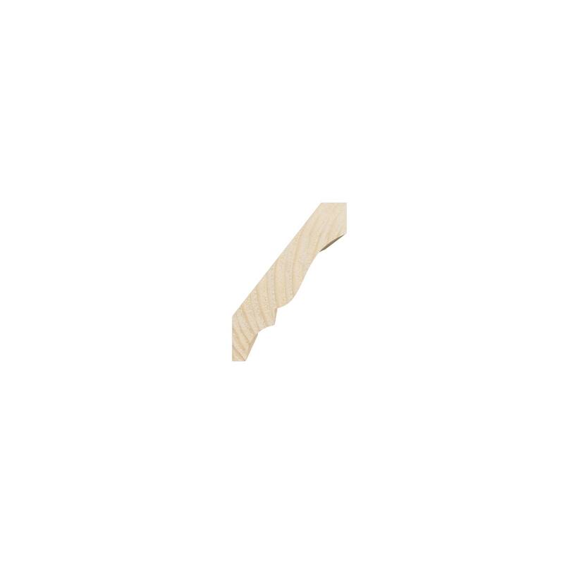 WM52: 2-1/4-in H x 1-2/3-in P x 2-3/4-in F x 96-in L Americraft Solid Hardwood Stain Grade Crown Moulding