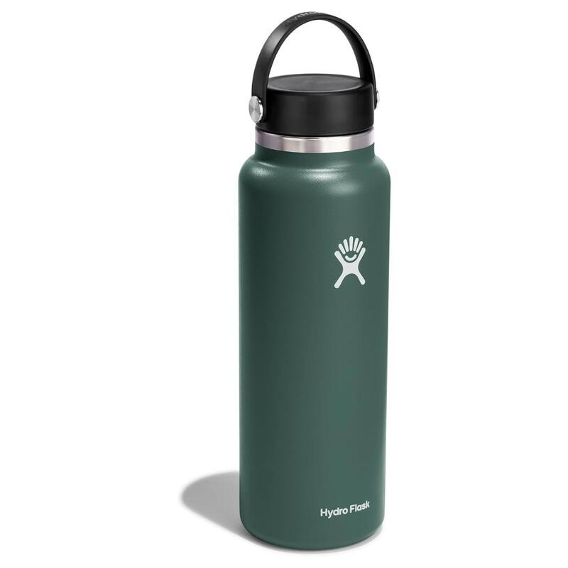 Wide Mouth with Flex Cap Insulated Water Bottle, 40oz, Fir