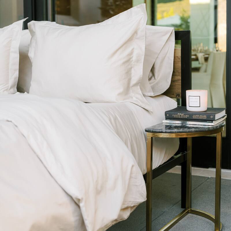 Jennifer Adams 400TC Long-Staple Cotton Sateen 3pc. Duvet Cover and Sham Set