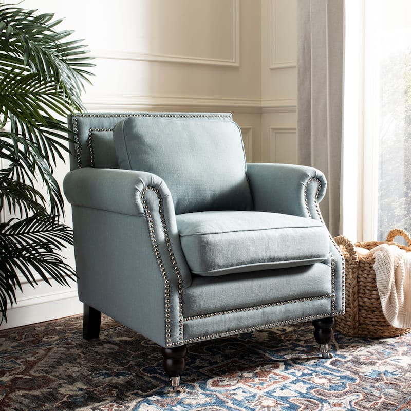 SAFAVIEH Shawnna Club Chair - 29.9" x 33.7" x 34.6" - 30Wx34Dx35H