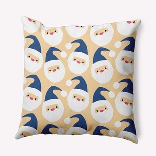 Dancing Santas Accent Pillow