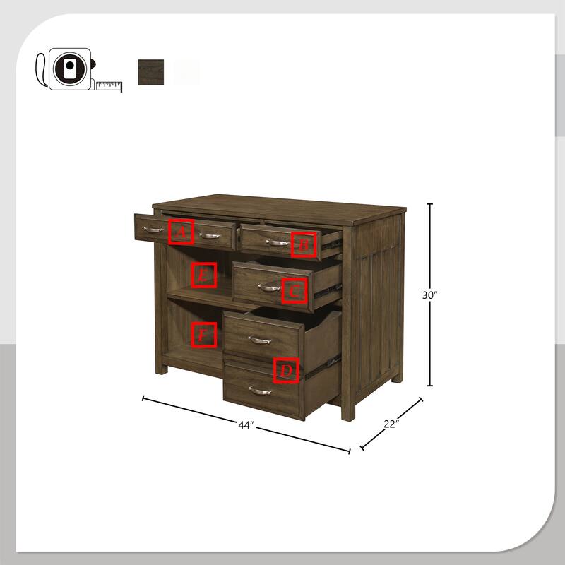 Fremont & Park Traine Credenza Desk