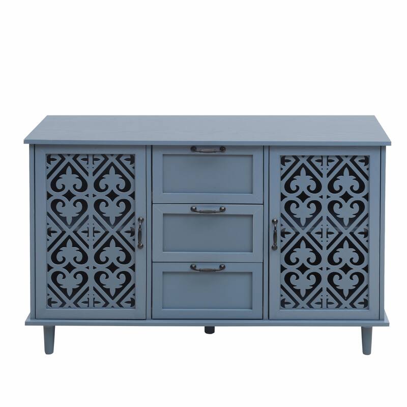 Accent Storage Cabinet with 2 Doors and 3 Drawers