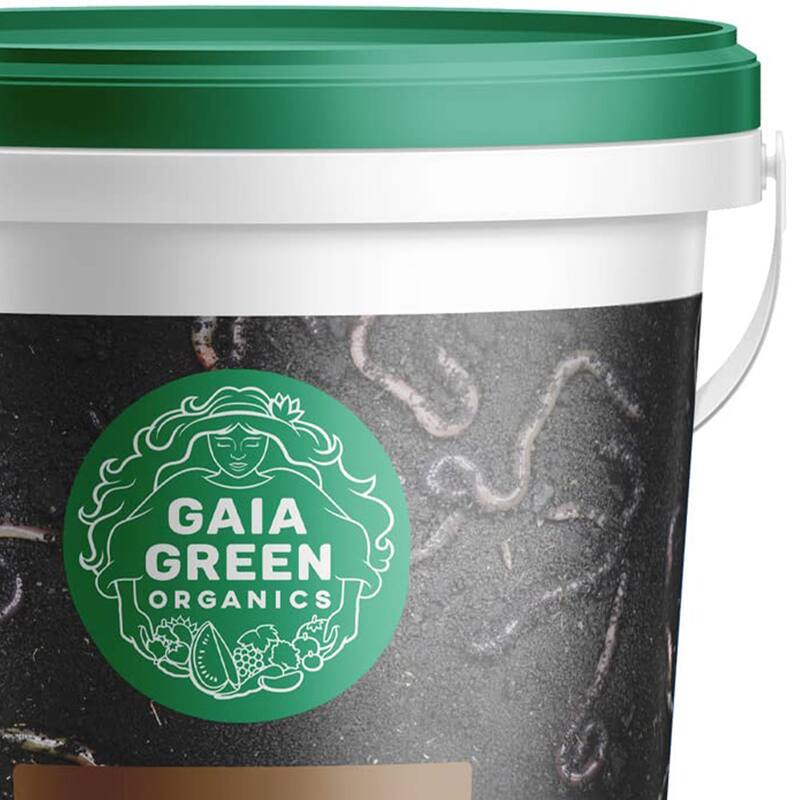 GAIA GREEN 2 Liters All Purpose Worm Castings Powder for Improved Soil Quality - 1.76