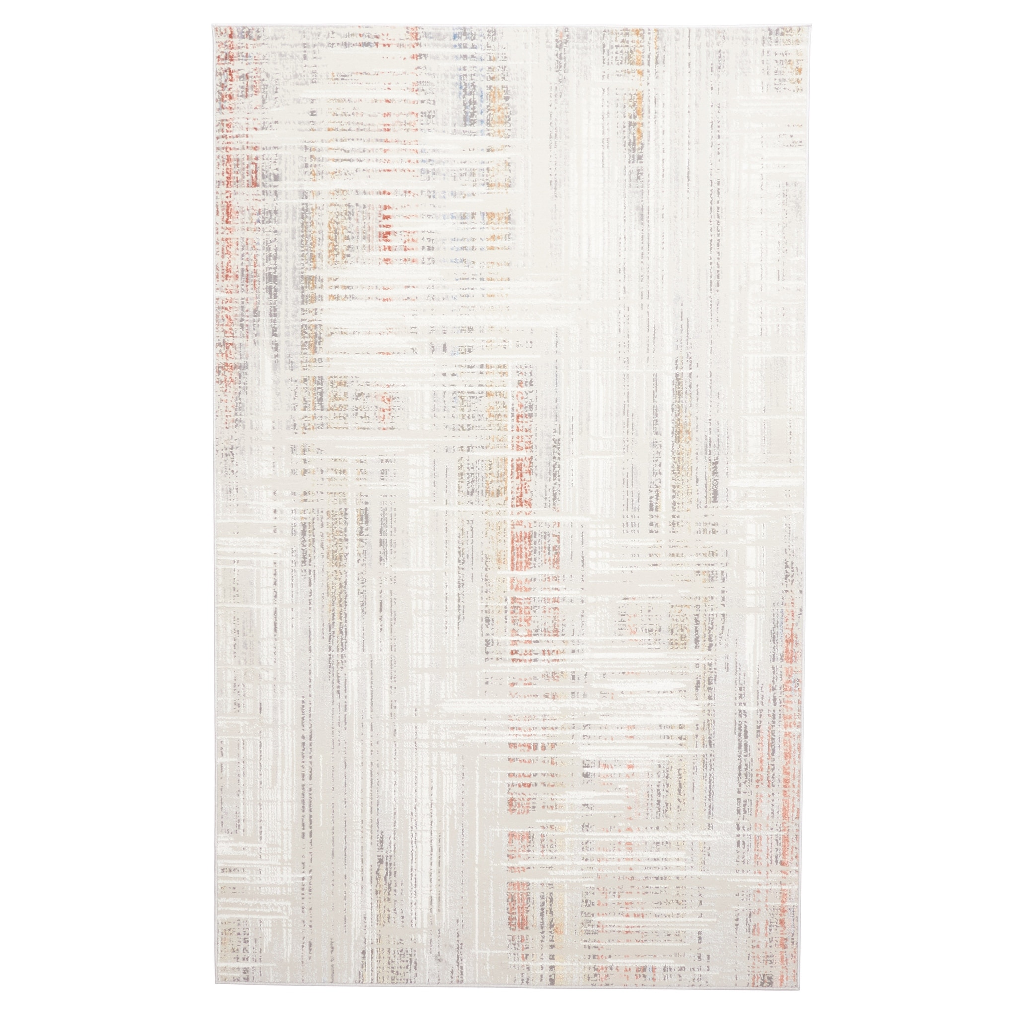 ECARPETGALLERY Machine Made Quinn Grey Area Rug