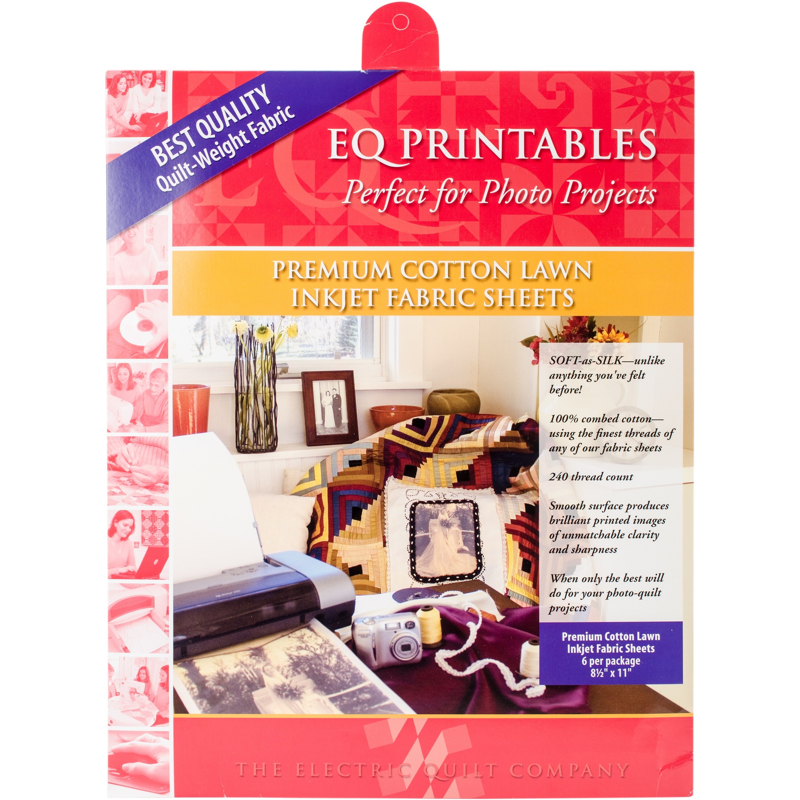 Eq Printables Inkjet Fabric Sheets 1 Pack