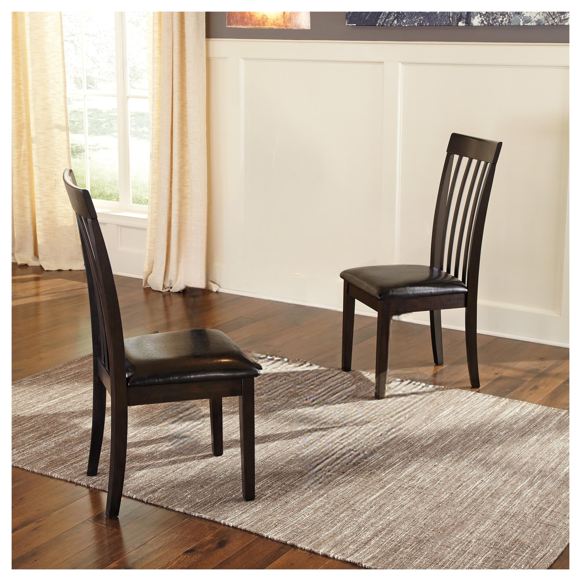 Hammis Dark Brown Dining Room Chair (Set of 2)