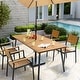 preview thumbnail 29 of 35, Pellebant Outdoor Aluminum Rectangular Dining Table