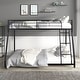 preview thumbnail 1 of 10, Twin over Full Heavy-duty Sturdy Metal Bunk Bed with Ladders, Black Black