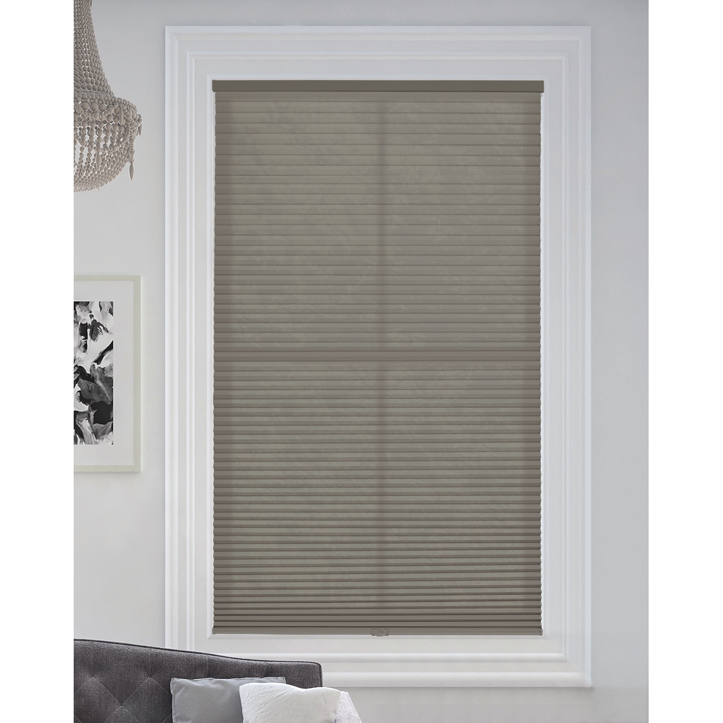 BlindsAvenue Cordless Light Filtering Cellular Honeycomb Shade 9 16 Single Cell Antique Pewter On Sale Bed Bath Beyond 33640864