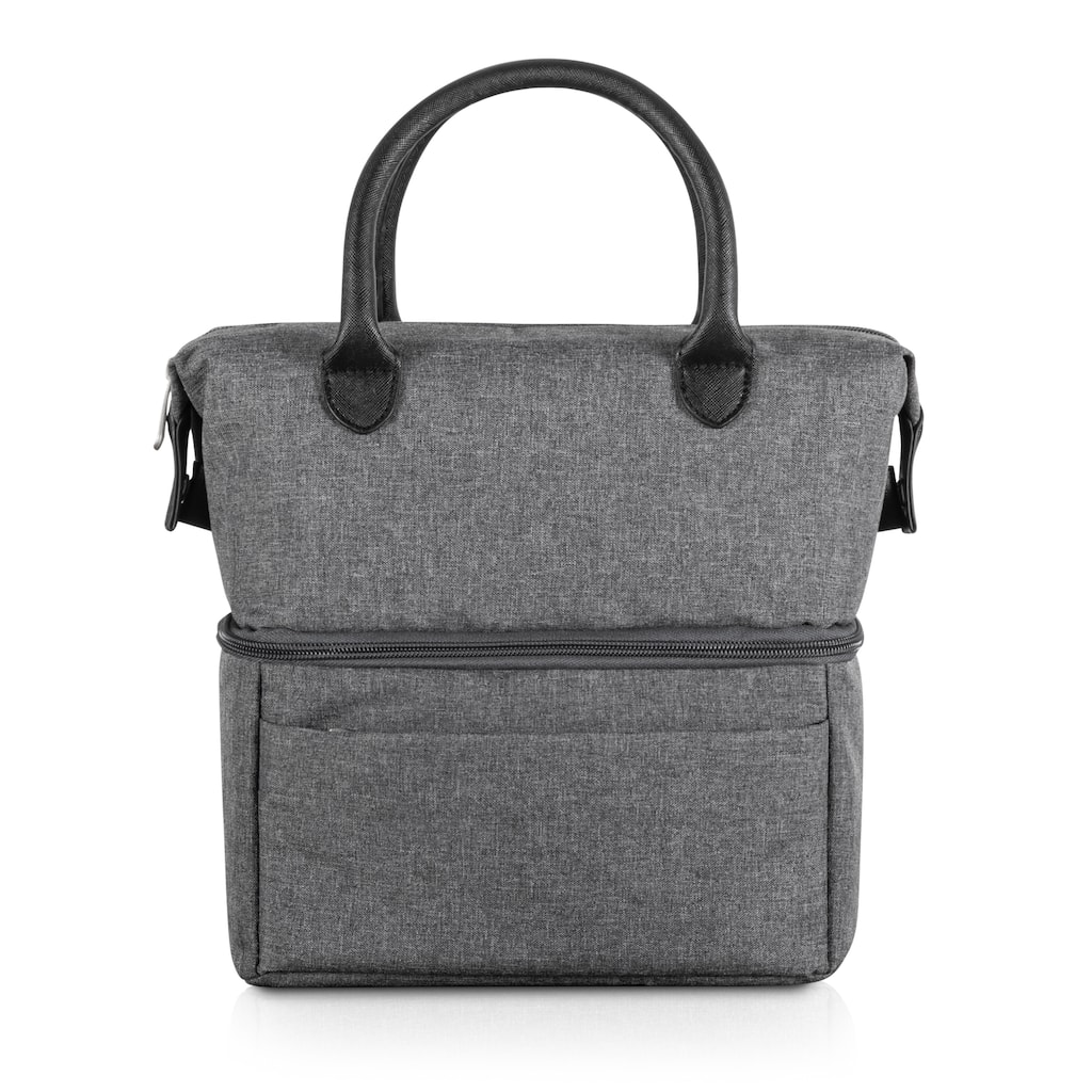 Oniva Urban Lunch Bag Cooler, (Gray with Black Accents) - Silver