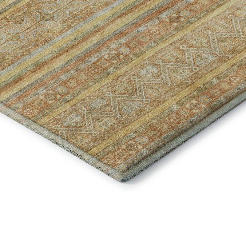 Premium Washable Super Soft Global Stripes Mayfield Rug
