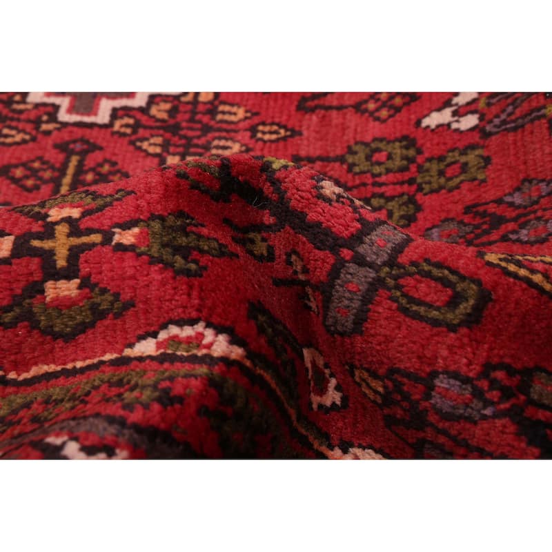 ECARPETGALLERY Hand-knotted Kayseri Vintage Red Wool Rug - 6'10 x 10'4