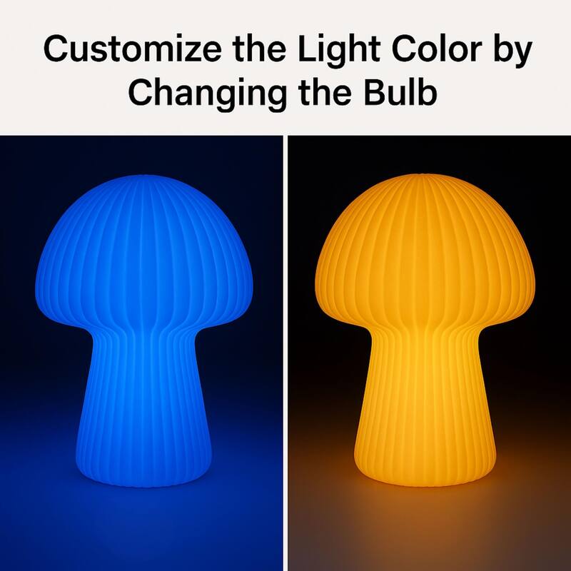 Aria Home Mushroom Table Lamp Sculpted Sandstone Led Rgb Compatible
