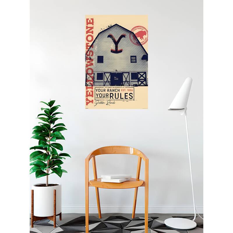 Yellowstone - Your Ranch Art Poster - 24 x 36 Inch