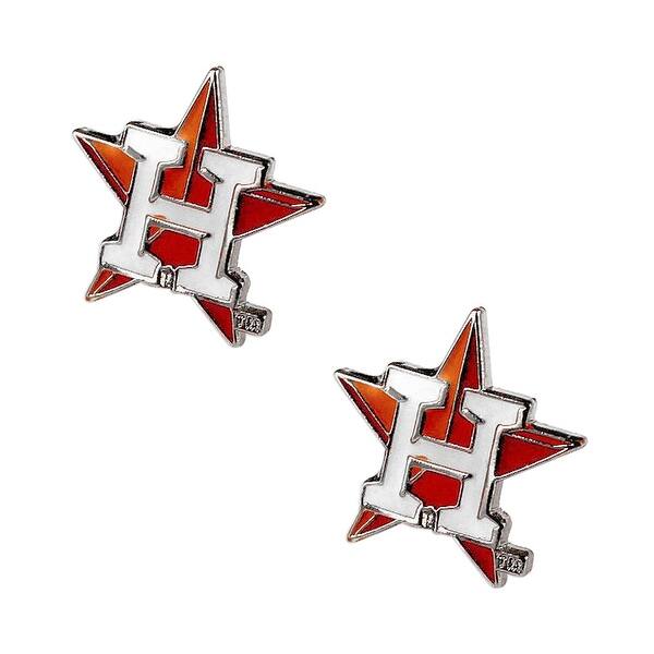 Shop Houston Astros Post Stud Logo Earring Set Mlb Charm Overstock 19406190