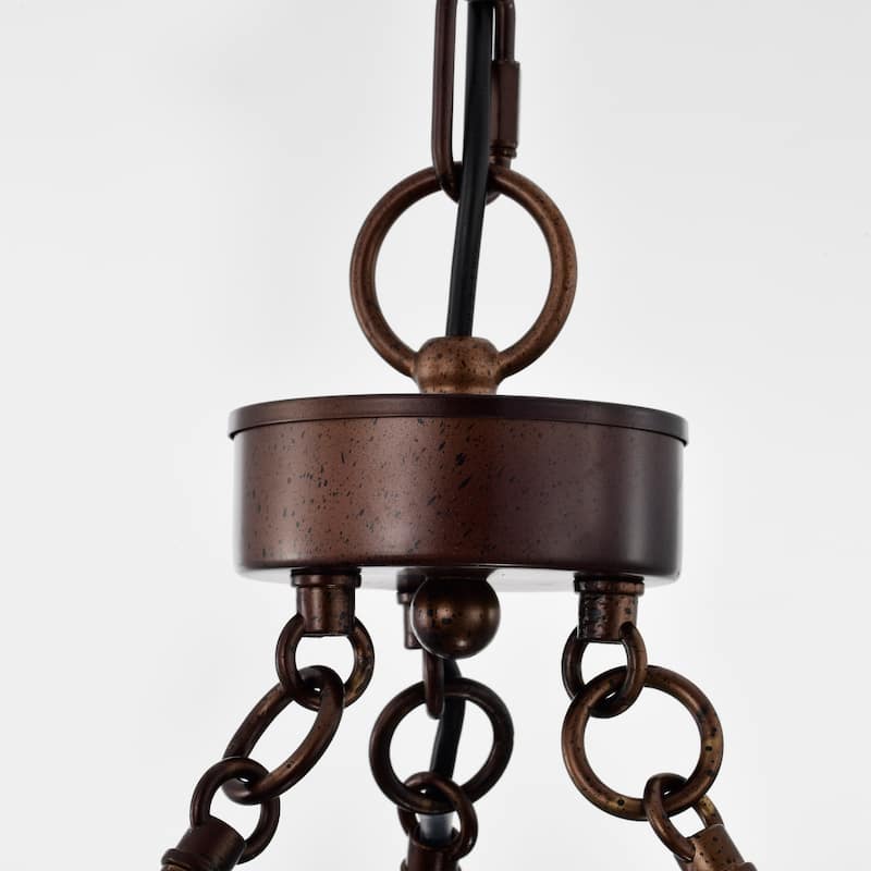 Kettle 5 Light Oversized Pendant with 60W Vintage Lamps Included