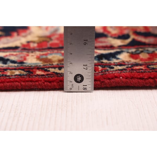 ECARPETGALLERY Hand-knotted Antalya Vintage Red Wool Rug - 7'7 x 11'2