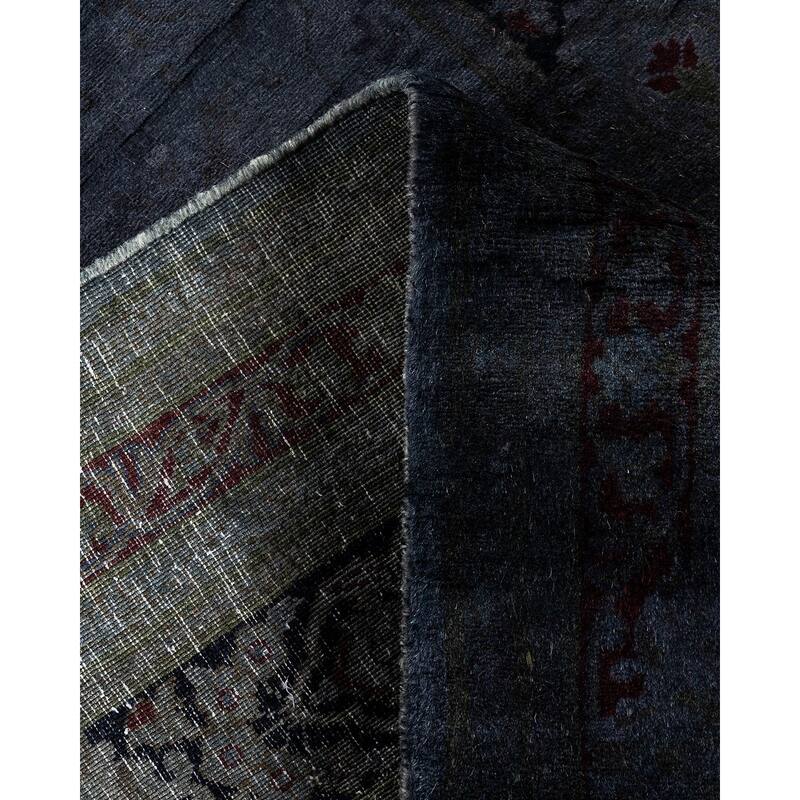 Fine Vibrance, One-of-a-Kind Hand-Knotted Runner Rug - Brown, 3' 0" x 8' 10" - 3' 0" x 8' 10"
