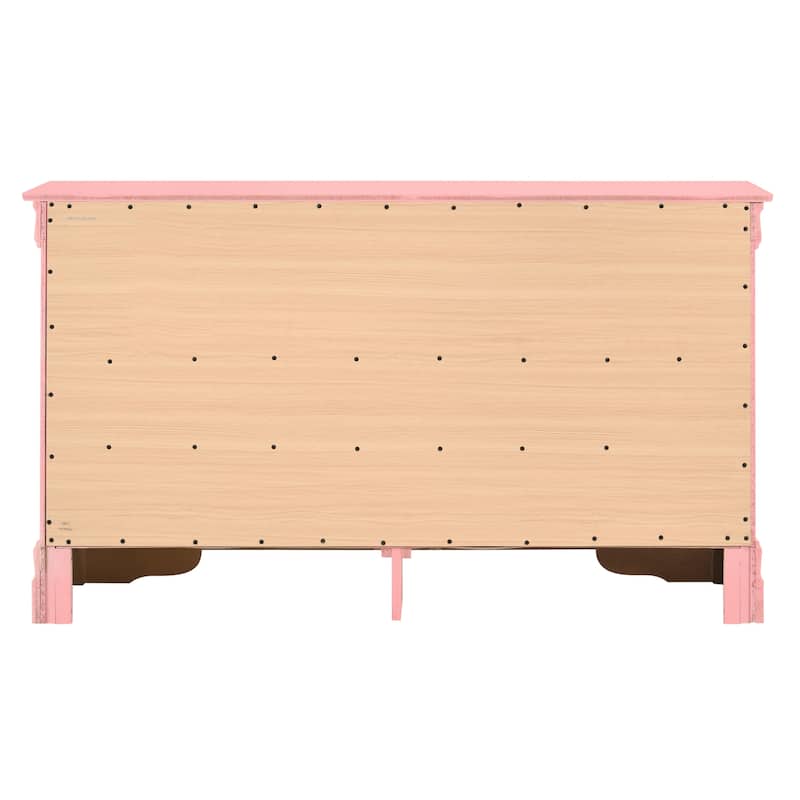 Louis Phillipe 6-drawer Bedroom Dresser