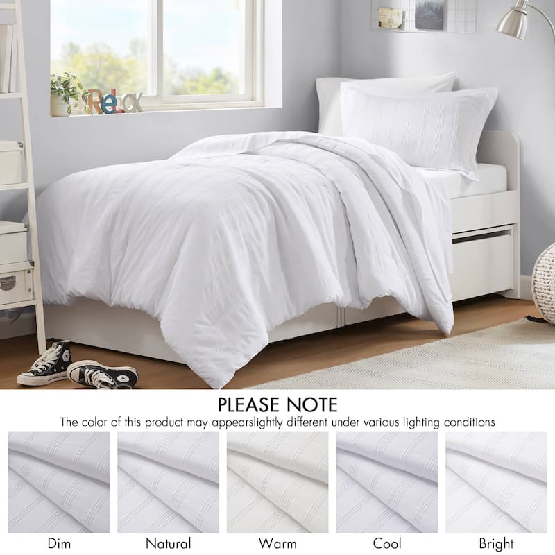 Chelsea Square Logan Woven Striped Comforter Set