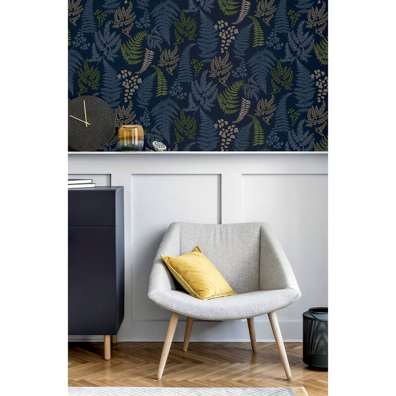 Arthouse Jerome Blue Botanical Wallpaper