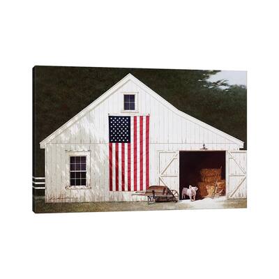 iCanvas "Barn With Piglet" by Zhen-Huan Lu Canvas Print