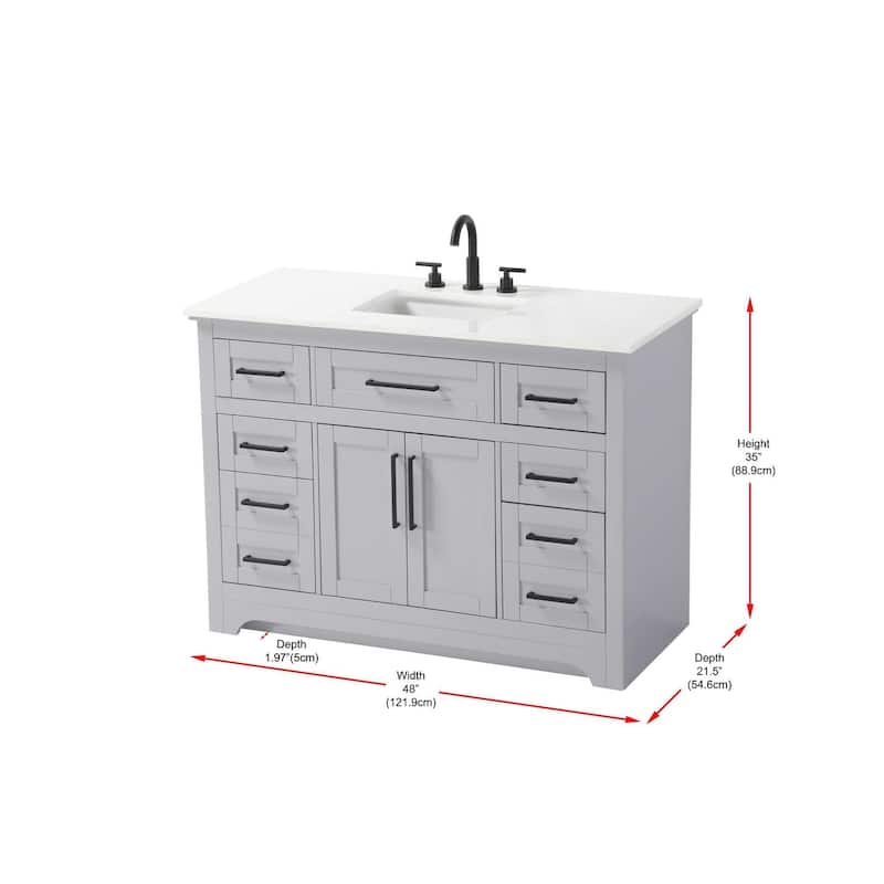 Nathaniel Single Bathroom Vanity (48-60 inch)