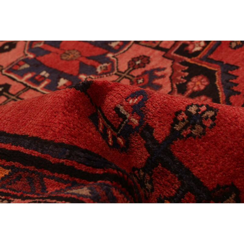 ECARPETGALLERY Hand-knotted Anadol Red Wool Rug - 3'4 x 10'1