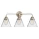 Option Brushed Satin Nickel / Clear