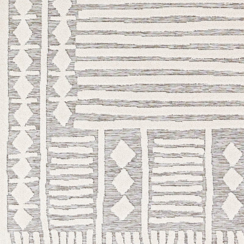 Livabliss Kaidi Global Stripe Outdoor Area Rug