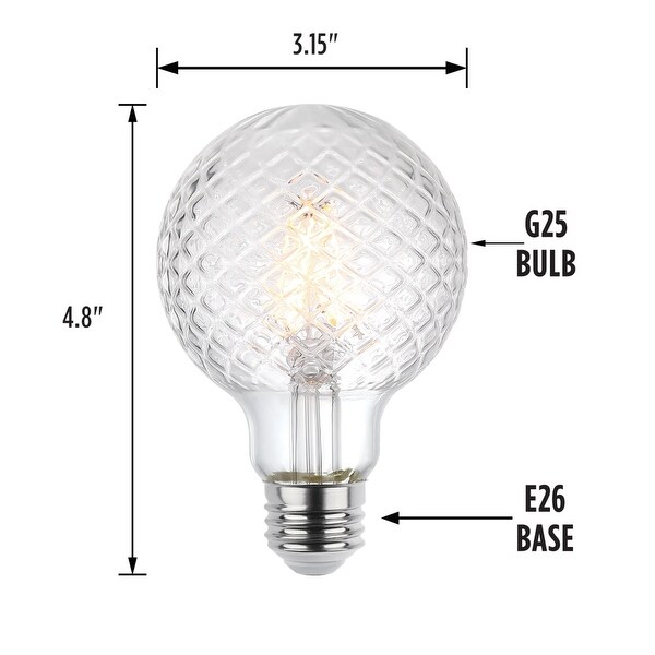 G25 led bulb 40 watt equivalent outlet