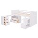 preview thumbnail 12 of 38, Twin Pine Loft Bed with Storage Steps and Movable Desk