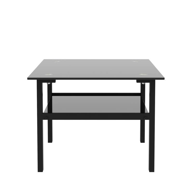 39"Rectangle Glass Coffee Table