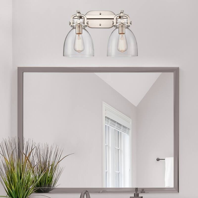 Innovations Lighting 410-2W-12-17 Newton Bell Vanity Newton Bell 2