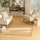 preview thumbnail 6 of 38, Nourison Terrazzo Jute Indoor only Solid Area Rug 6' x 9' - Natural