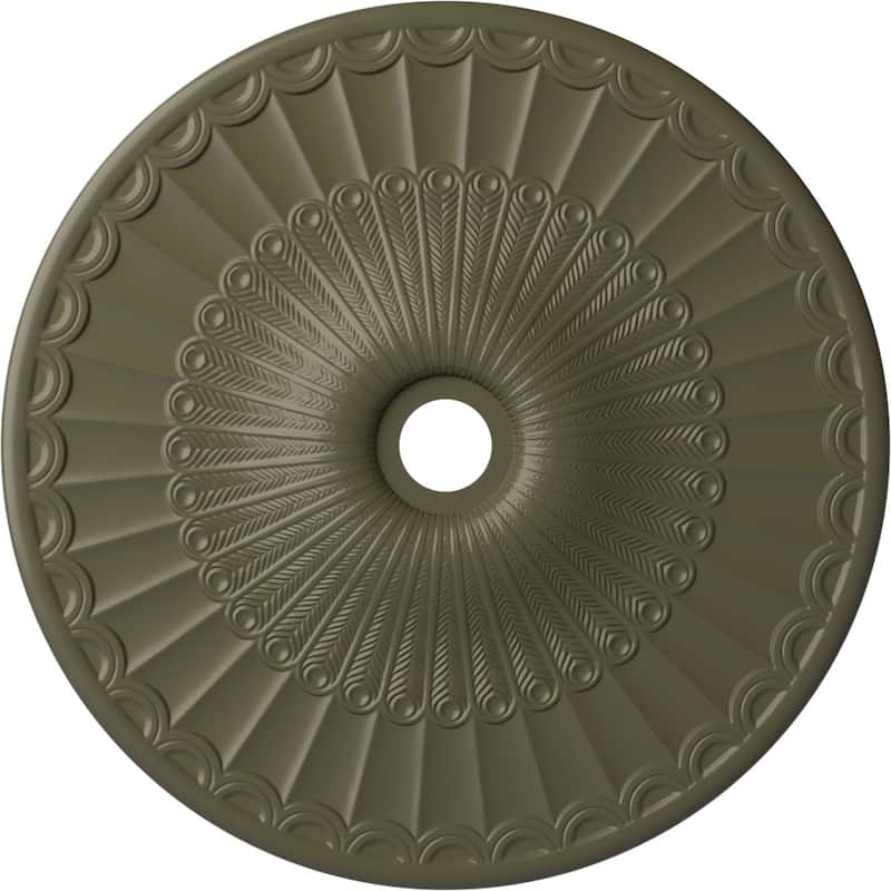36 5/8"OD x 3 5/8"ID x 2 3/8"P Galveston Ceiling Medallion