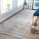 preview thumbnail 8 of 12, Artistic Weavers Fitzgerald Contemporary Abstract Area Rug 3' 3" x 10' - Grey